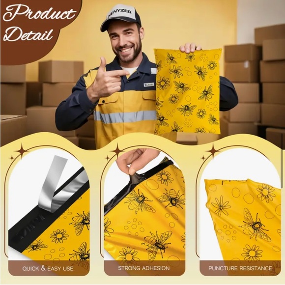 20ct 6x9 poly mailers - Picture 2 of 2